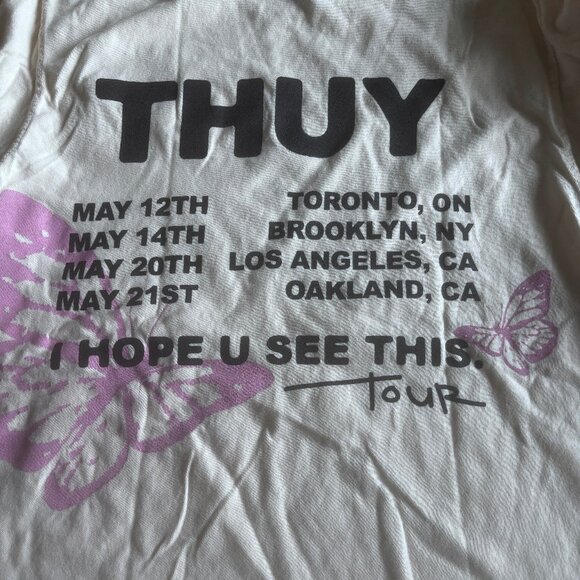 THUY - I Hope U See This Tour Tee, Size SML - Picture 4 of 4